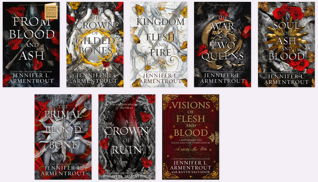 Blood and Ash series book covers