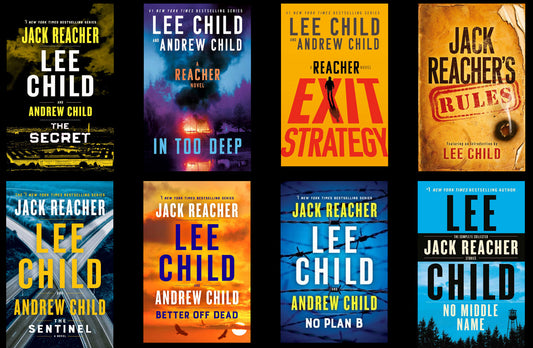 Jack Reacher book covers