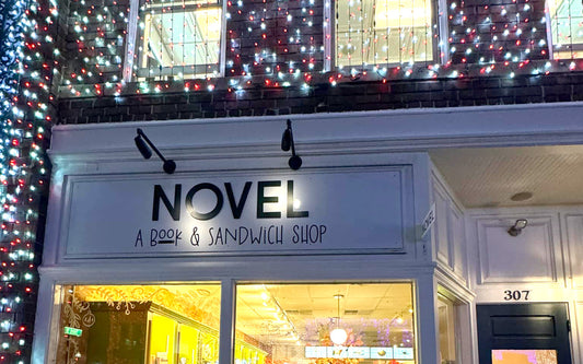 Novel: A Book & Sandwich Shop during the holidays