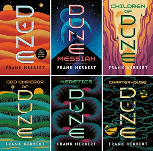 Dune series book covers
